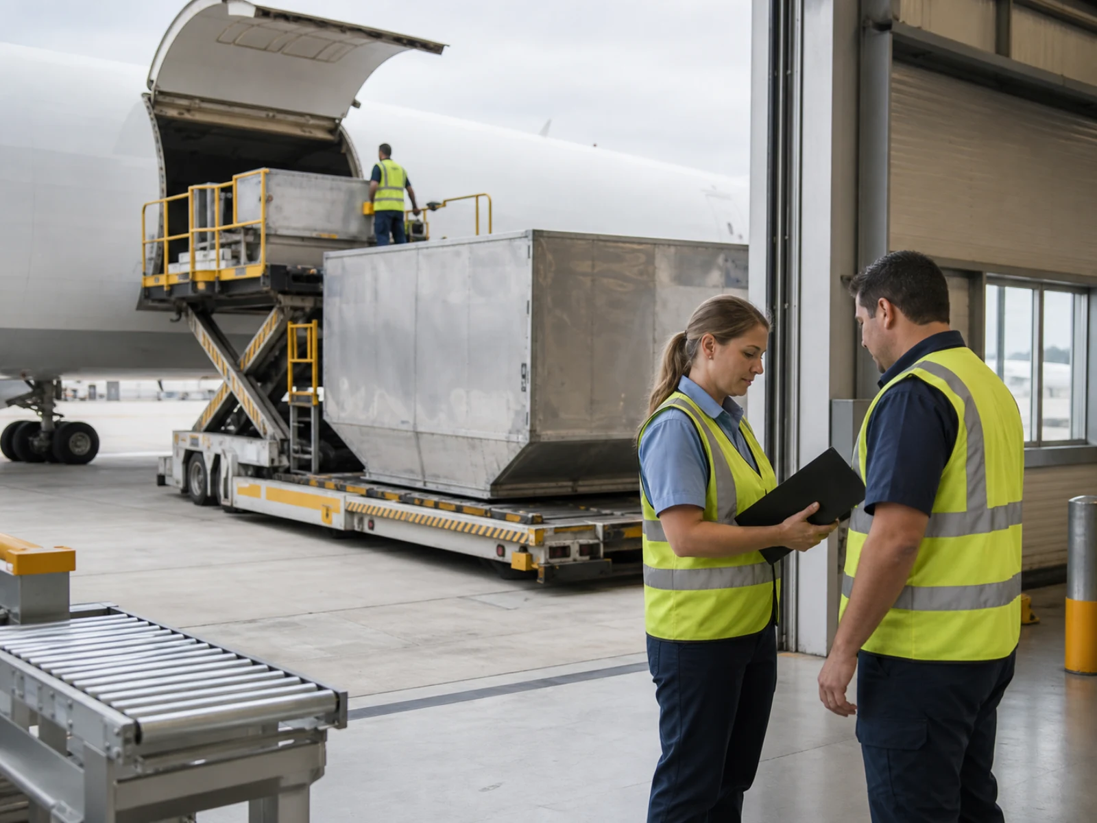 Reálný záběr: airport-to-airport s celním odbavením
